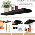 Sorbus Floating Shelves for Wall - Image 4