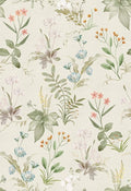 Simon&Siff Vintage Wallpaper Peel and Stick Beige Floral Contact Paper by SimonSiff