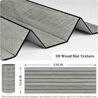 Grey Wood Wall Slat Panels Peel and Stick 3D Fluted Wood Panels - Image 6