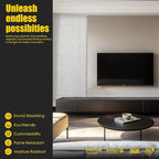 6-Pack Acoustic Panels, 6-Piece 24" X 24" High Density Sound Absorbing Panels - Image 3