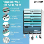 8-Tier Hanging Wall File Organizer - Image 3