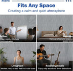 6 PCS Acoustic Panels, 23.6x23.6'' Self-Adhesive Soundproof Wall Panels - Image 8