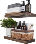 BGMG Wood Floating Shelves for wall 18 inch, Distressed Rustic Wooden Wall by BGMG