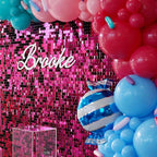COKAOBE Hot Pink Shimmer Wall Backdrop, Photo Backdrops - Image 7