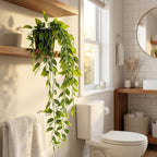 5 Pack Fake Plants for Wall Home Room Office, Artificial Hanging Plants - Image 6