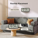 EASYERA 15'' Large Digital Wall Clock Battery Operated, Atomic Clock - Image 8