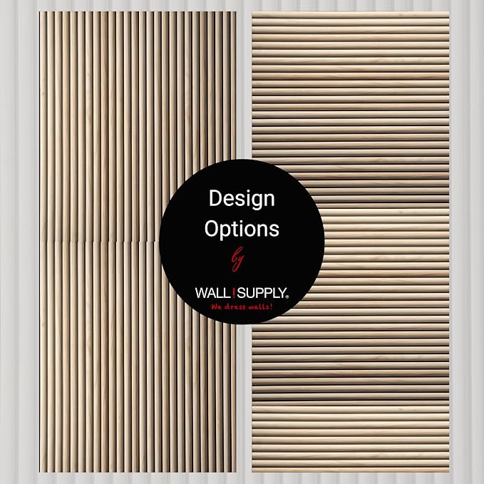 Wall!Supply 3D Wall Panels – Faux Natural Wood Round Slatted – Lightweight Foam - Image 7