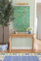 NuWallpaper x Society Social Green Classic Faux Grasscloth Peel & Stick - Image 3
