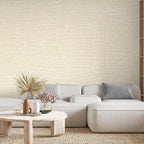 Beige Grasscloth Peel and Stick Wallpaper 17.3"x120" Faux Linen Textured - Image 6