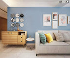 Safiyya Blue Peel and Stick Wallpaper 984.2"x17.7" Grey Blue Contact Paper - Image 6