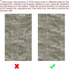 Chejiaye 22pcs Marble Peel and Stick Backsplash Waterproof Washroom Wall Panels - Image 8