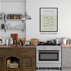 PDFI Trendy Kitchen Wall Art Guest Check Prints Chef Was Cute Would Eat Here - Image 5