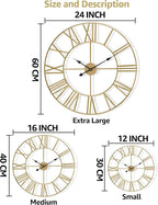 Sorbus Large Wall Clock for Living Room Decor - Image 7