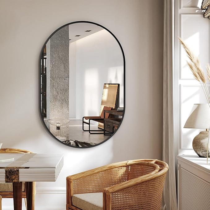 Bathroom Vanity Mirror for Wall, Living Room, HD Tempered Glass, Wall Mounted - Image 4