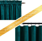 NICETOWN Thick Teal Velvet Curtains - Image 4