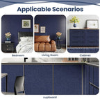 Dark Blue Peel and Stick Wallpaper - Image 6