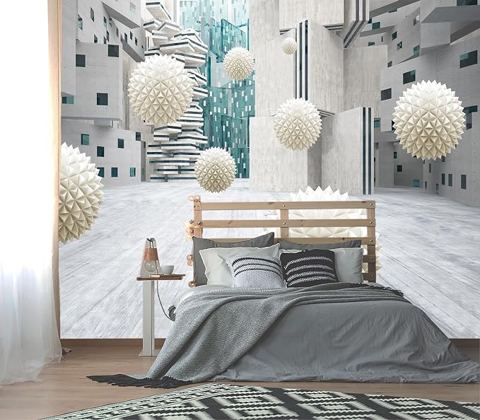 XMPMBM-3d planar Fabric Nursery Room Wallpaper Grey Abstraction Art Bathroom by XMPMBM-Wallpaperthatwontpeeloff