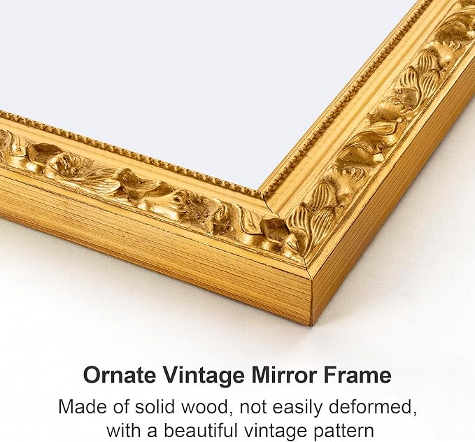 Large Vintage Decorative Mirror - Image 2
