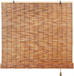 Retro Bamboo Shades 36" 47" 55" 60" 65" 72" 79" Bamboo Roll up Blinds Outdoor by Unknown