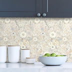 Wallpaper Peel and Stick Floral Wall Paper Removable Waterproof - Image 4