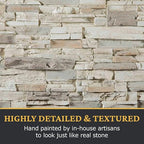 AZ Faux High-Density Polyurethane Faux Stone Flush Inside Corner - Image 6