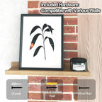 Floating Shelves for Wall Decor, Wall Mounted Wood Storage Shelf for Bedroom - Image 5