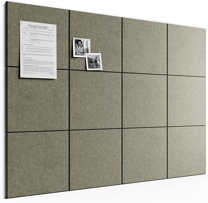 Bumusty Large Cork Board 48" x 36" Alternative by BUMUSTY