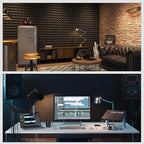 JBER 24Pack Pyramid Sound Proof Foam Panels - Image 2