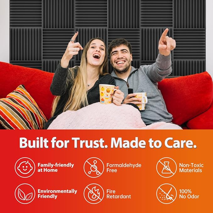 120 Pack Acoustic Panels – Sound Proof Foam Panels - Image 5