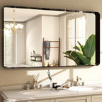 Easly 48"x30" Black Bathroom Mirror - Image 3