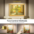 Afyuol Picture Lights for Wall, Battery Operated Picture Light 16in Art Light - Image 6