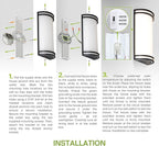 ASD LED Indoor Wall Mount Light Fixture - Image 8