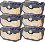 HMCITY 120 LED Outdoor Solar Lights- by LightingUpYourLife