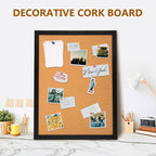 DOLLAR BOSS Cork Board for Wall 24" x 18" Bulletin Board for Wall - Image 5
