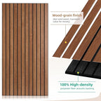 Wood Veneer Sound Panels, 10 Pack 47.2”x23.6” Wall Panels, Decorative Acoustic - Image 3