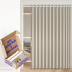 AJAZZ Blackout Accordion Door Curtains by AJAZZ