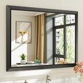 Briivue 40x30 Inch Black Bathroom Mirror by Briivuemodernmirrors