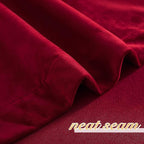 NICETOWN Red Velvet Curtains and Drapes 54 inches Long - Image 6