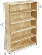 Ikee Design Wooden Wall-Mounted Display Shelves Rack - Image 3