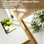 Koonmi 77"x38" Floor Mirror Full Length, Bedroom Floor Body Mirror - Image 3