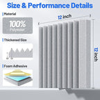 12 Pack Sound Proof Foam Panels - Image 6