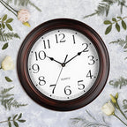 KECYET Wall Clock 10 Inch Battery Operated Silent Non-Ticking Wall Clock - Image 8