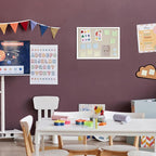 DAHAPYBOO Cork Board with Linen White, Bulletin Board 23"x17" Hanging Corkboards - Image 6