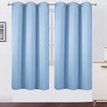 LEMOMO Sky Blue Thermal Blackout Curtains/42 x 72 Inch/Set of 2 Panels Room by Lemomo