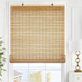 LazBlinds Cordless Bamboo Roll Up Shades by LazBlinds