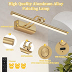 Battery Operated Picture Light for Wall, 4000mAh Cordless Wall Lamp for - Image 6