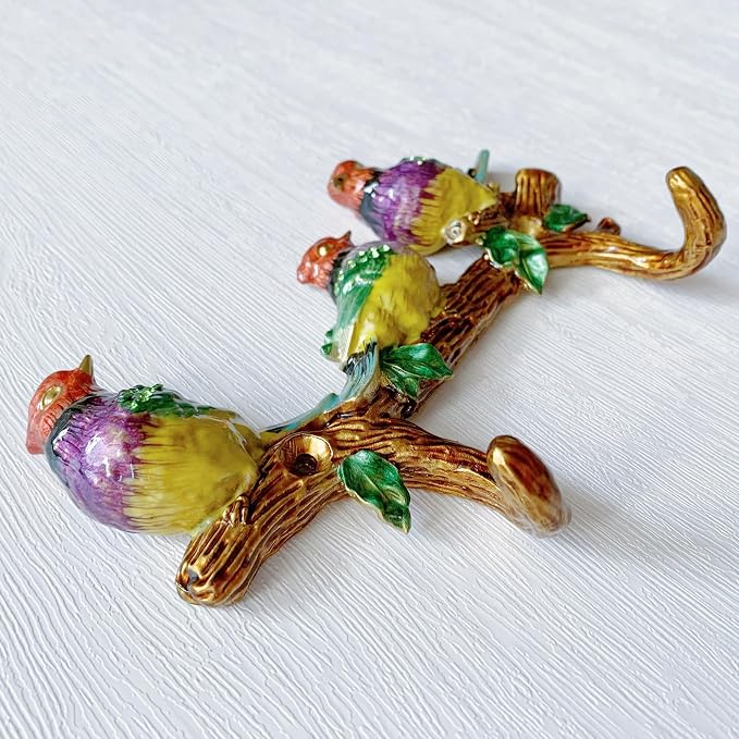 Vintage Bird Shaped Decorative Wall Hook Rack Hanger - Image 2