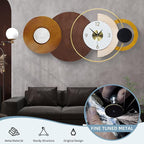 32x16 inch Large Modern Mid-Century Wall Clock - Image 3