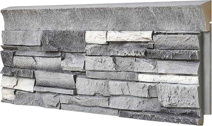 Faux Stone Wall Ledger Artisan Hand Painted Decorative Wall Trim - Image 3