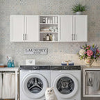 Furnaza Wall Cabinets for Laundry Room, Shaker Wall Mounted Kitchen Cabinets - Image 7